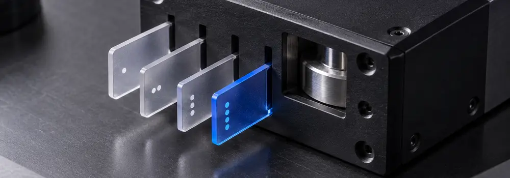 Translucent handles entering an opaque cryptographic module, representing the PKCS #11 object boundary.